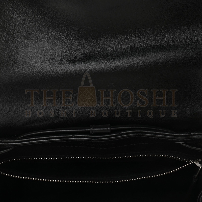 Y51 LOULOU SMALL BACKPACK BLACK IN QUILTED LEATHER 516272909633 (26*22*11cm) Master Quality